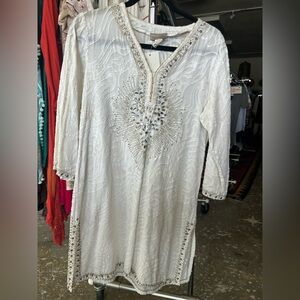 Indian Cotton Embellished Tunic